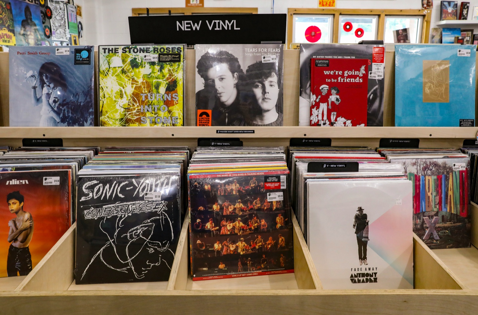 Vinyl record — tactile analog representation of the craft behind retail sound